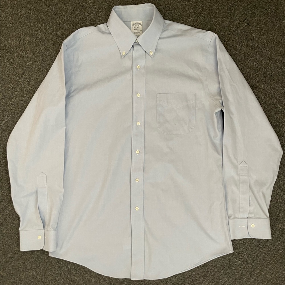 Brooks Brothers Classic Men’s Button Down Shirt - 15.5-34